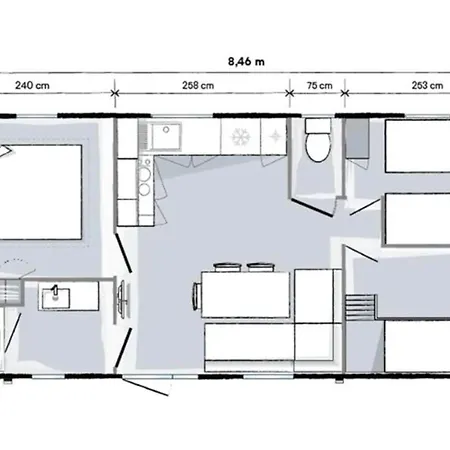 Parque de Campismo Mobil-home Avec Terrasse Pour 5 Personnes à Saint-pierre-d'oléron - Api-1-52-987 Saint-Pierre-d'Oleron